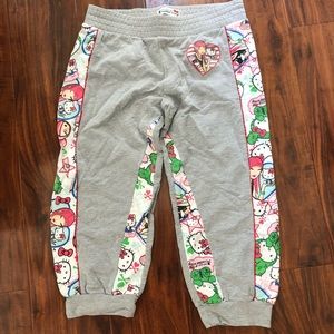 Vintage Tokidoki x Hello kitty crop joggers